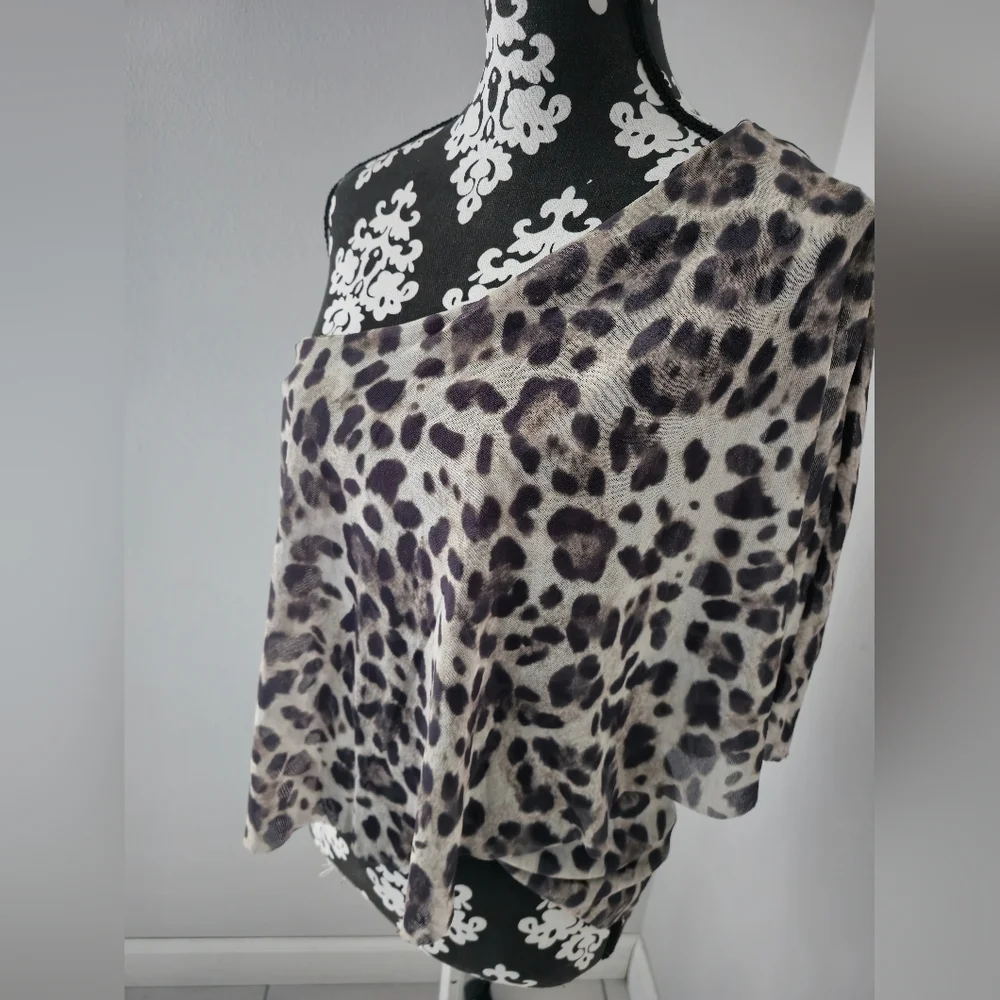Cache one Shoulder top animal print size S - Picture 3 of 8